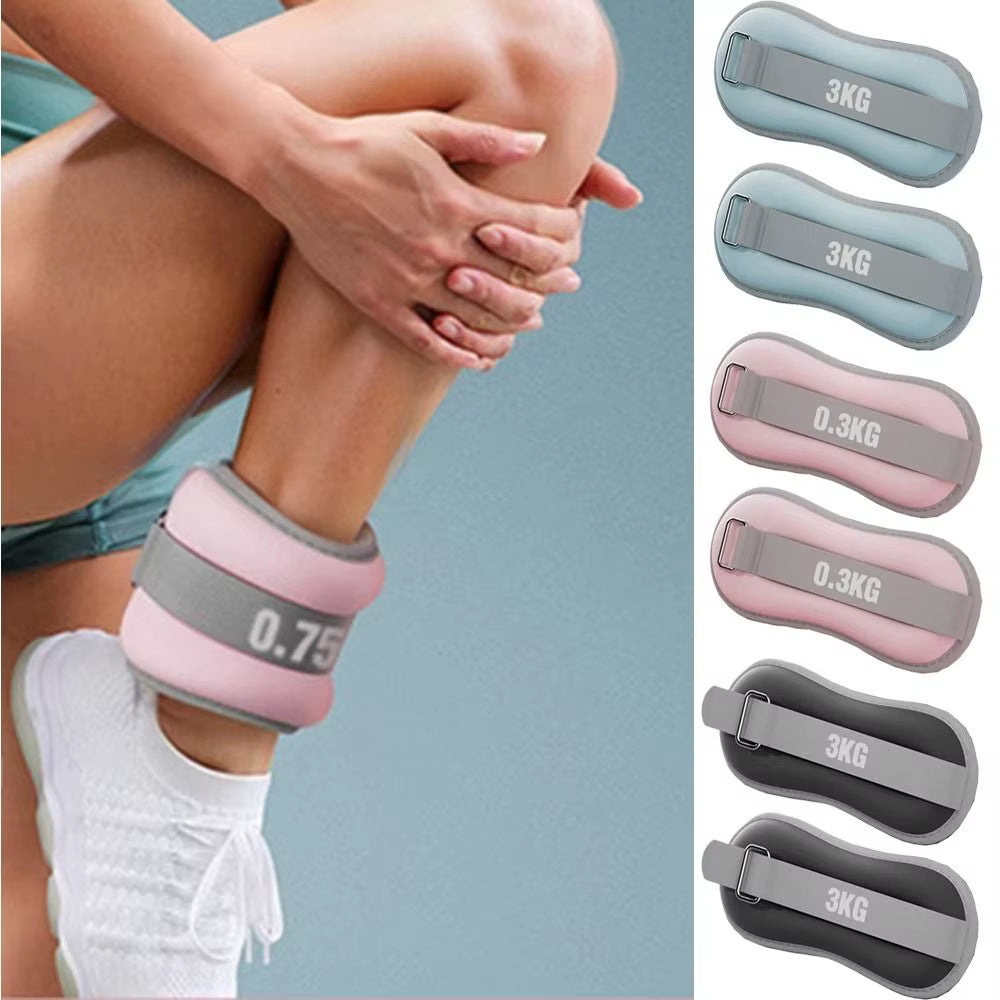 Breathable Weighted Sandbag Soft Sand Adjustable Straps Adjustable Leg Band 360° Wrapping Portable Wrist Ankle Weights Running