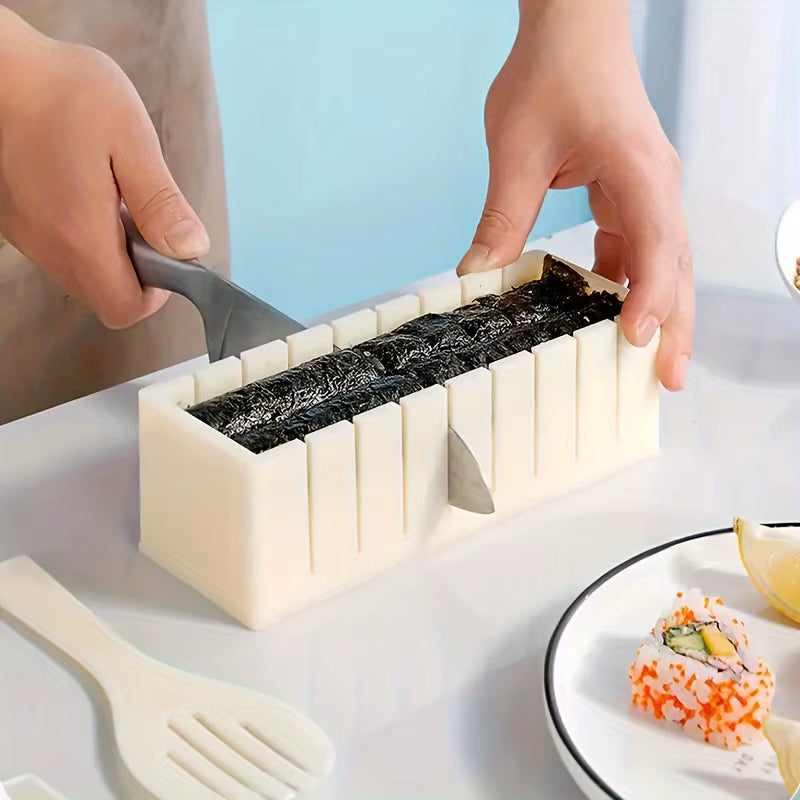 3Pcs/Set Sushi Maker Equipment Kit Plastic Sushi Rolls Mold round Square Heart-Shaped Sushi Making Tools Cake Roll Mold