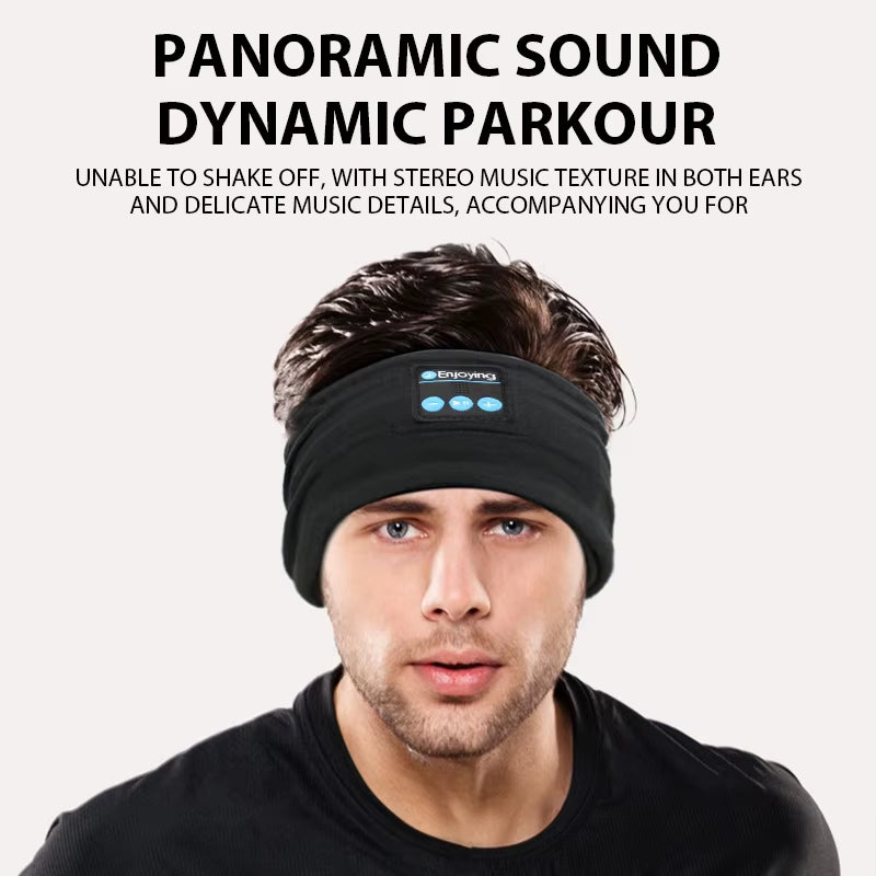 Fone Bluetooth Earphones Sports Sleeping Headband Elastic Wireless Headphones Music Eye Mask Wireless Bluetooth Headset Headband