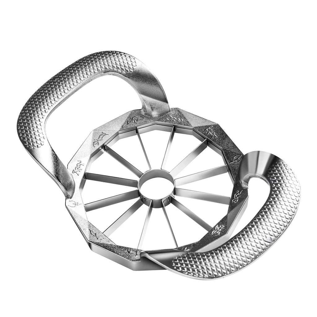 Apple Slicer and Corer, Sturdy and Sharp 12-Blade Stainless Steel Apple Cutter Divider Pitter Fruit Cutter Tools