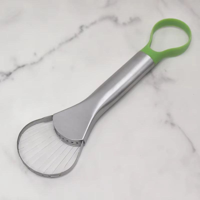1PC Avocado Knife Cutting Fruit Artifacts Household Kitchen Gadgets Stainless Steel Knives Fruit Plate Slicing Tools Kitchen