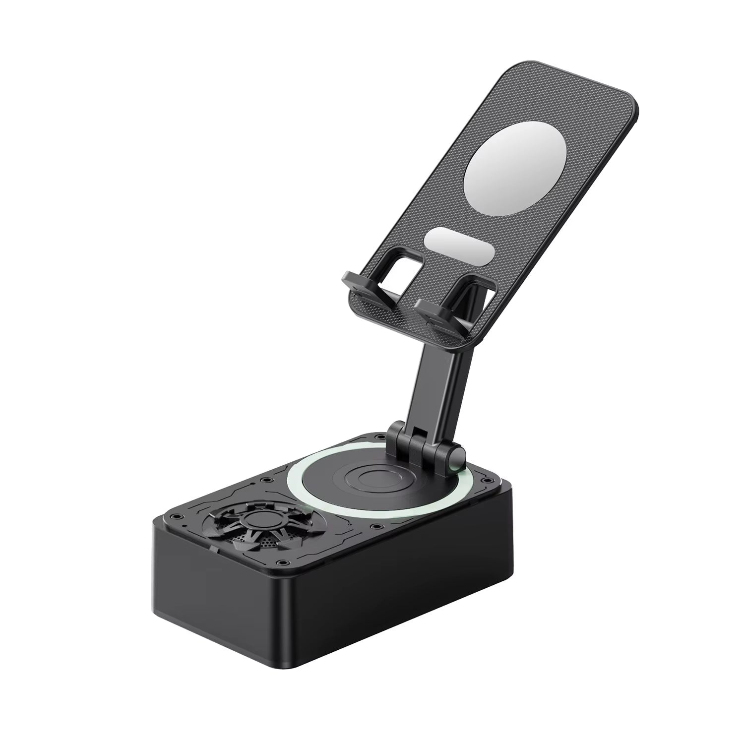 3-In-1 Bluetooth Speaker Phone Power Bank Foldable Wireless Speaker Phone Stand with Anti-Slip Pads for Video Meeting Live