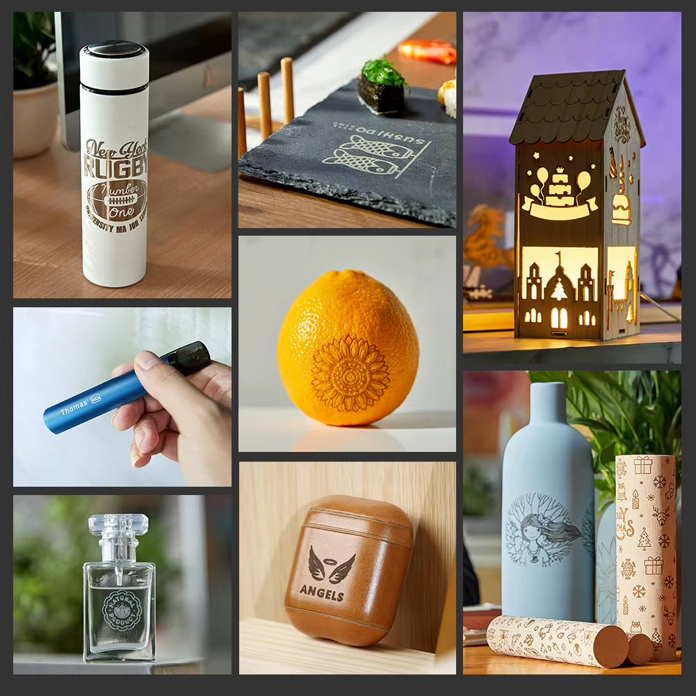 Laser Engraver Portable Easy to Use Fast Engraving Speed Multi Material Laser Engraving Machine with 2K 5W LP2 Pro