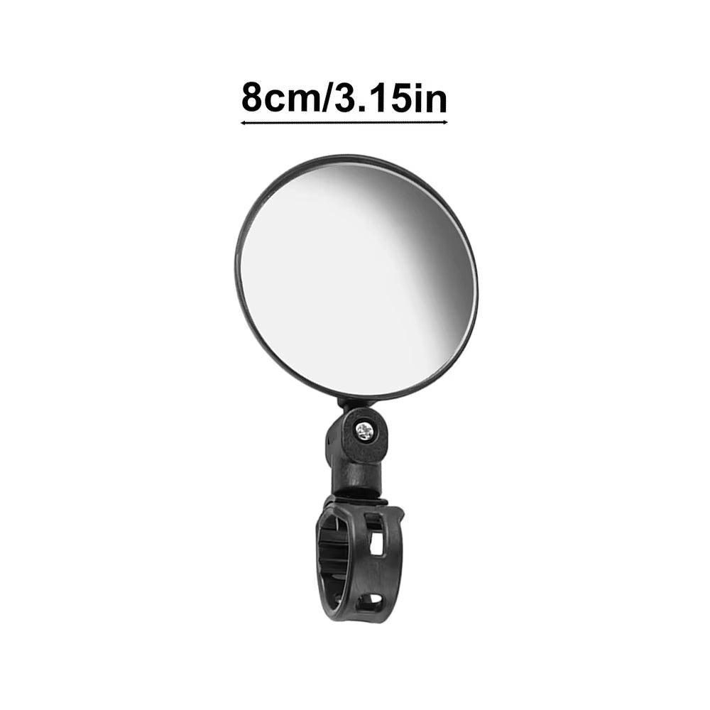 Bicycle Rearview Wide Angle Mirror Cycling 360° Adjustable Rotate Road Bike Handlebar Rear View Mirrors Bike Accessories