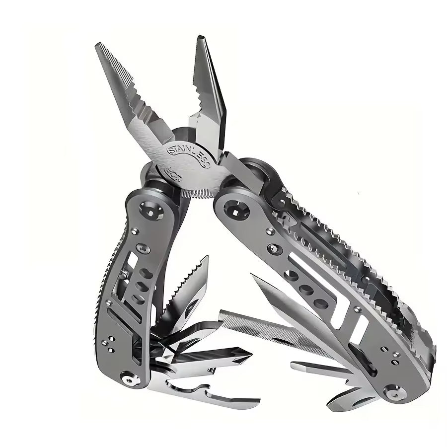 Multi-Tool Pocket Knife Pliers Folding Mini Portable Outdoor Tactical Survival Rescue Repair Tool for Camping Hiking Emergency