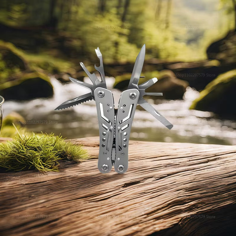 Multi-Tool Pocket Knife Pliers Folding Mini Portable Outdoor Tactical Survival Rescue Repair Tool for Camping Hiking Emergency