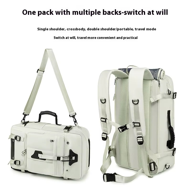 55L Large Capacity Travel Bag for Men 15.6 Inch Laptop Suitcase Backpack Multi-Function Waterproof Backpack Outdoor Camping Bags