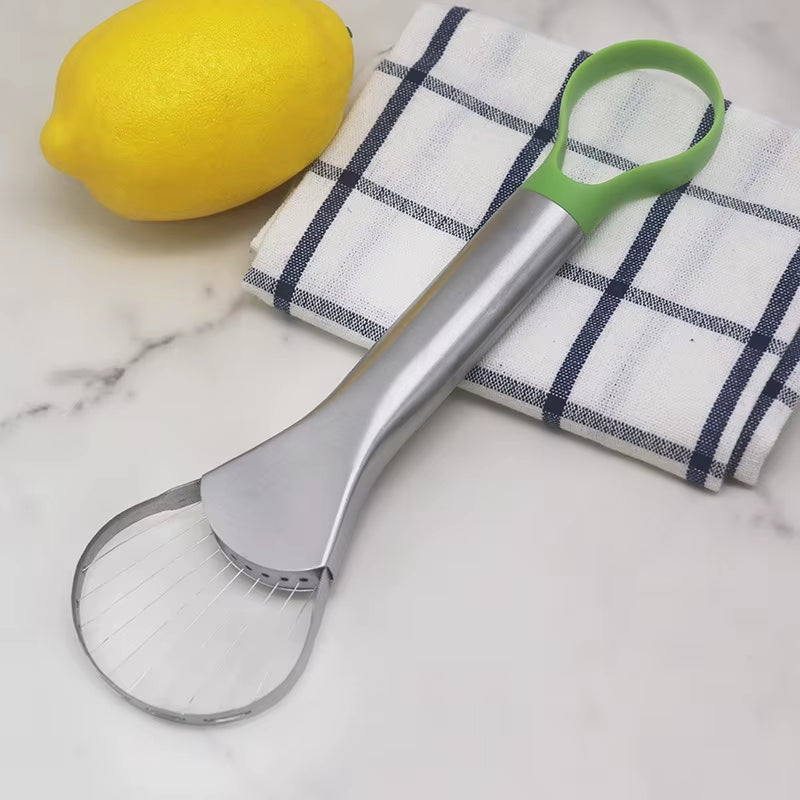 1PC Avocado Knife Cutting Fruit Artifacts Household Kitchen Gadgets Stainless Steel Knives Fruit Plate Slicing Tools Kitchen
