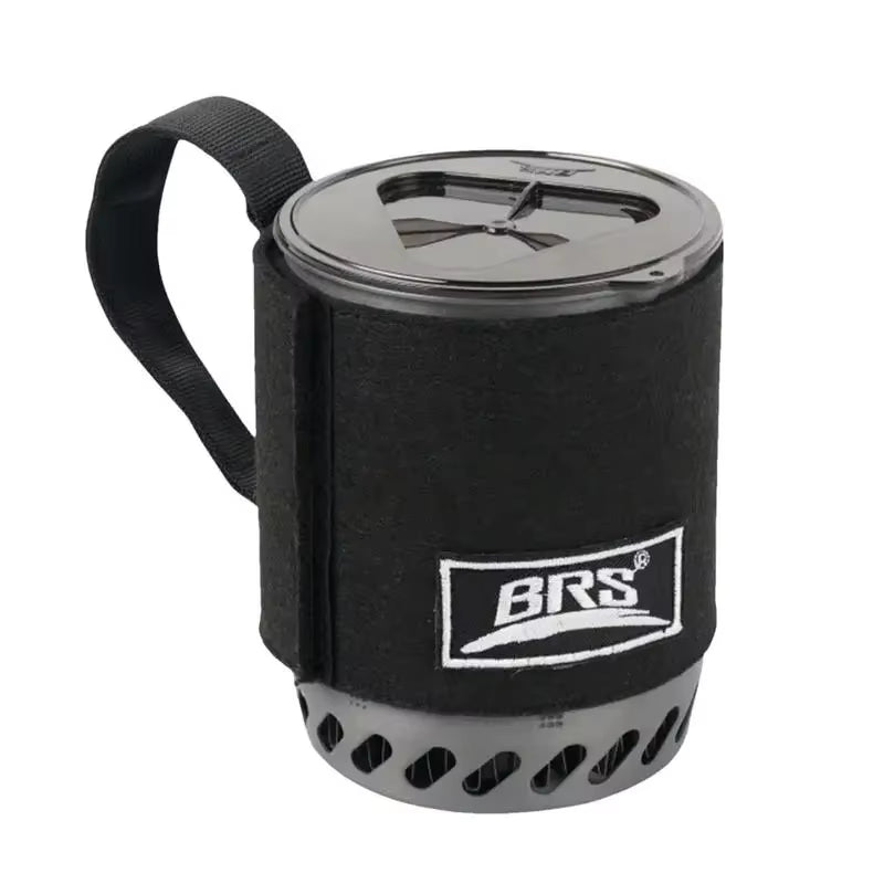 61 Jet Boil Camping Pot Stove with Heat Exchanger Portable Gas Stove Quick Burn Coffee Cup Furnace Backpacking Camp Burner