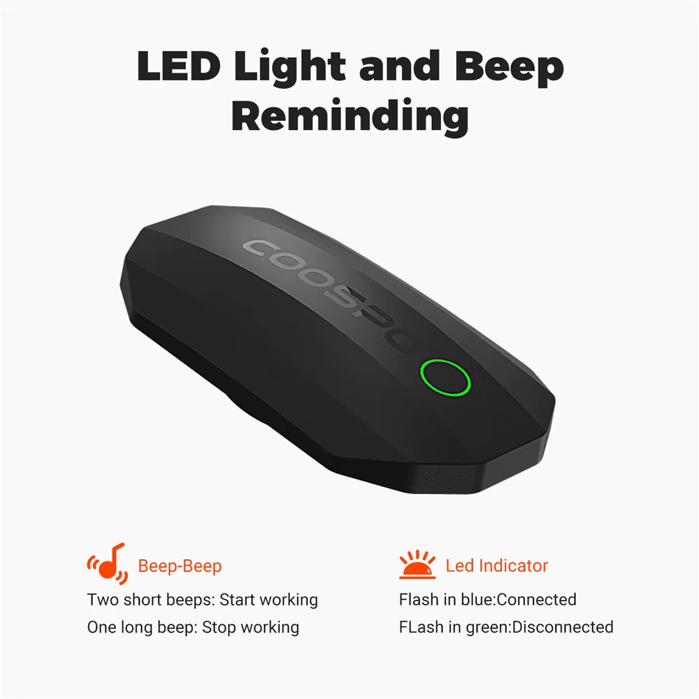 H808S Heart Rate Sensor Dual Mode ANT Bluetooth with Chest Strap Cycling Computer for Wahoo Garmin Zwift Sports Monitor